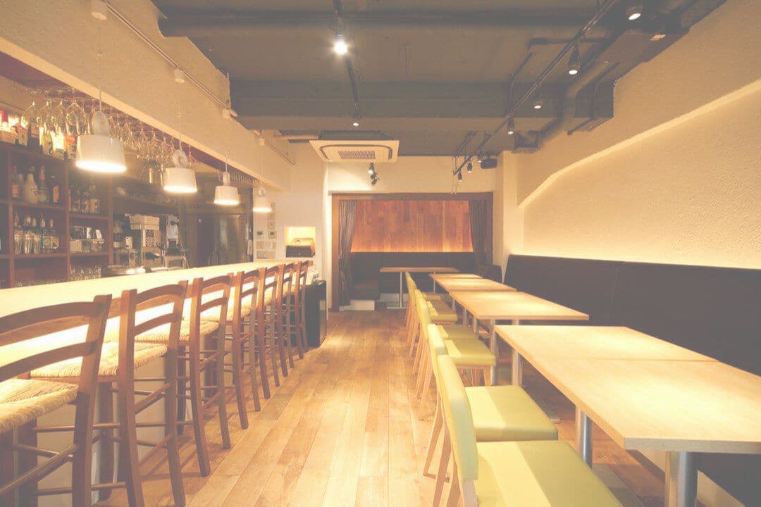 目黒川沿いのカフェ