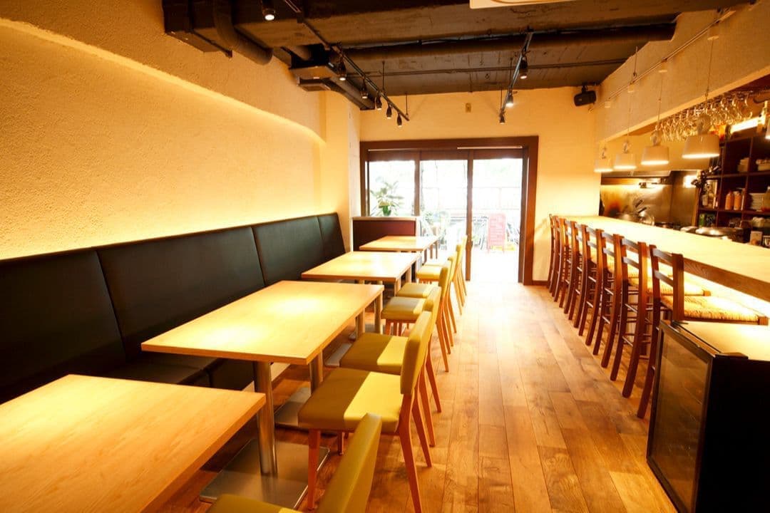 目黒川沿いのカフェ